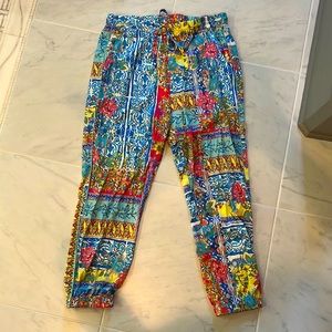 Jonny Was silk cargo pants